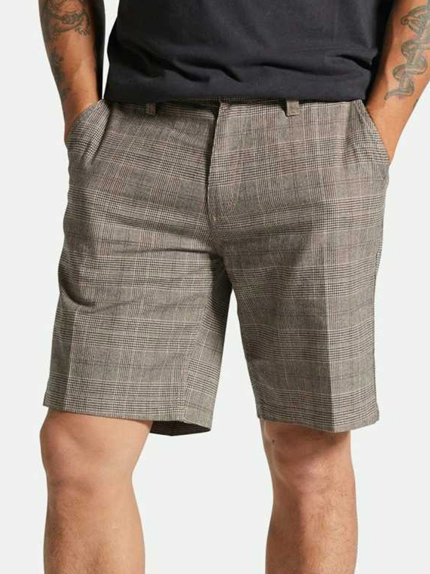 Brixton Choice Chino Short Brown/Cream Summer 2024