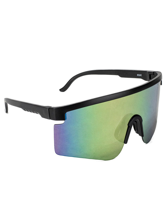 Glassy Mojave Speed Sunglasses | BLACK/GREEN MIRROR