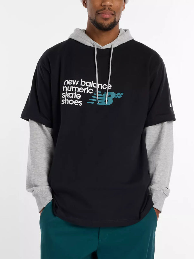 Nb Numeric Stacked Graphic T-Shirt Spring 2026 | BLACK MULTI (BM)