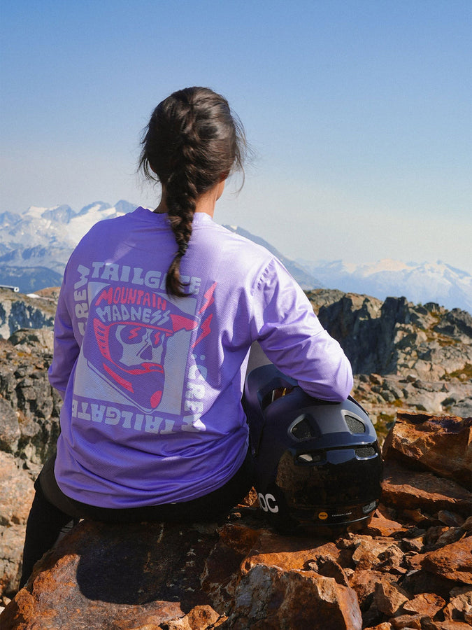 NTR Mountain Madness MTB Jersey Lilac L/S T-Shirt Spring 2026 | LILAC