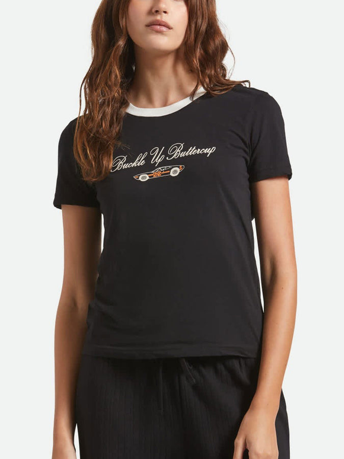 Brixton Buckle Up T-Shirt Fall 2025 | BLACK/WHITE