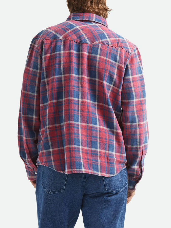 Brixton Waylon Lightweight Long Sleeve Buttondown Shirt Spring 2026 | DENIM PLAID
