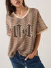Brixton Football Oversized Mesh Jersey T-Shirt Fall 2026