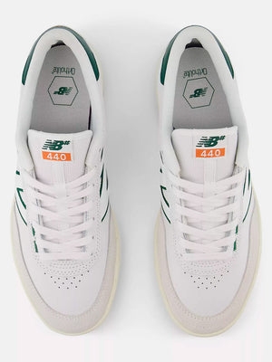 Nb Numeric 440 White/Green Shoes Fall 2024