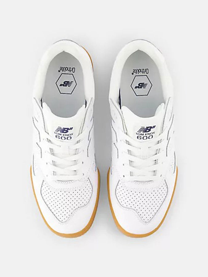 Nb Numeric 600 Tom Knox White/Gum Shoes Holiday 2025 | WHITE/GUM