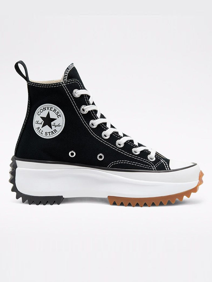 Converse Run Star Hike Hi Black/White/Gum Shoes | BLACK/WHITE/GUM