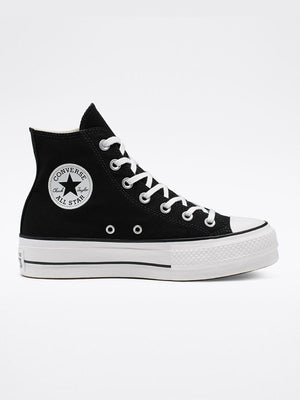 Converse Chuck Talor All Star Lift Hi Black/White/White Shoes