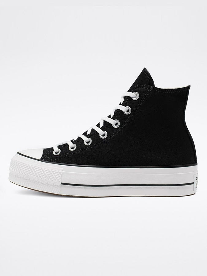 Converse Chuck Taylor All Star Platform Hi Black/White Shoes | BLACK/WHITE/WHITE