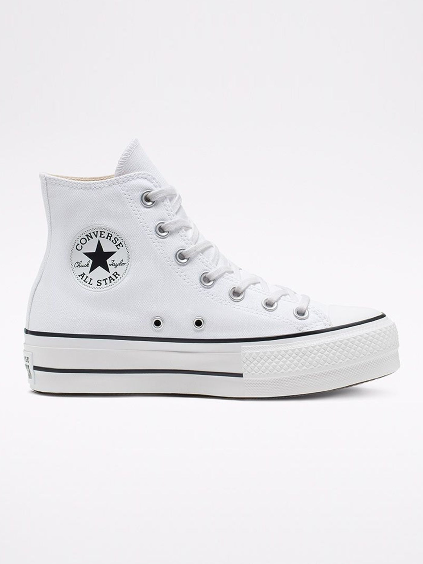 Converse Chuck Taylor All Star Lift Hi White/Black Shoes