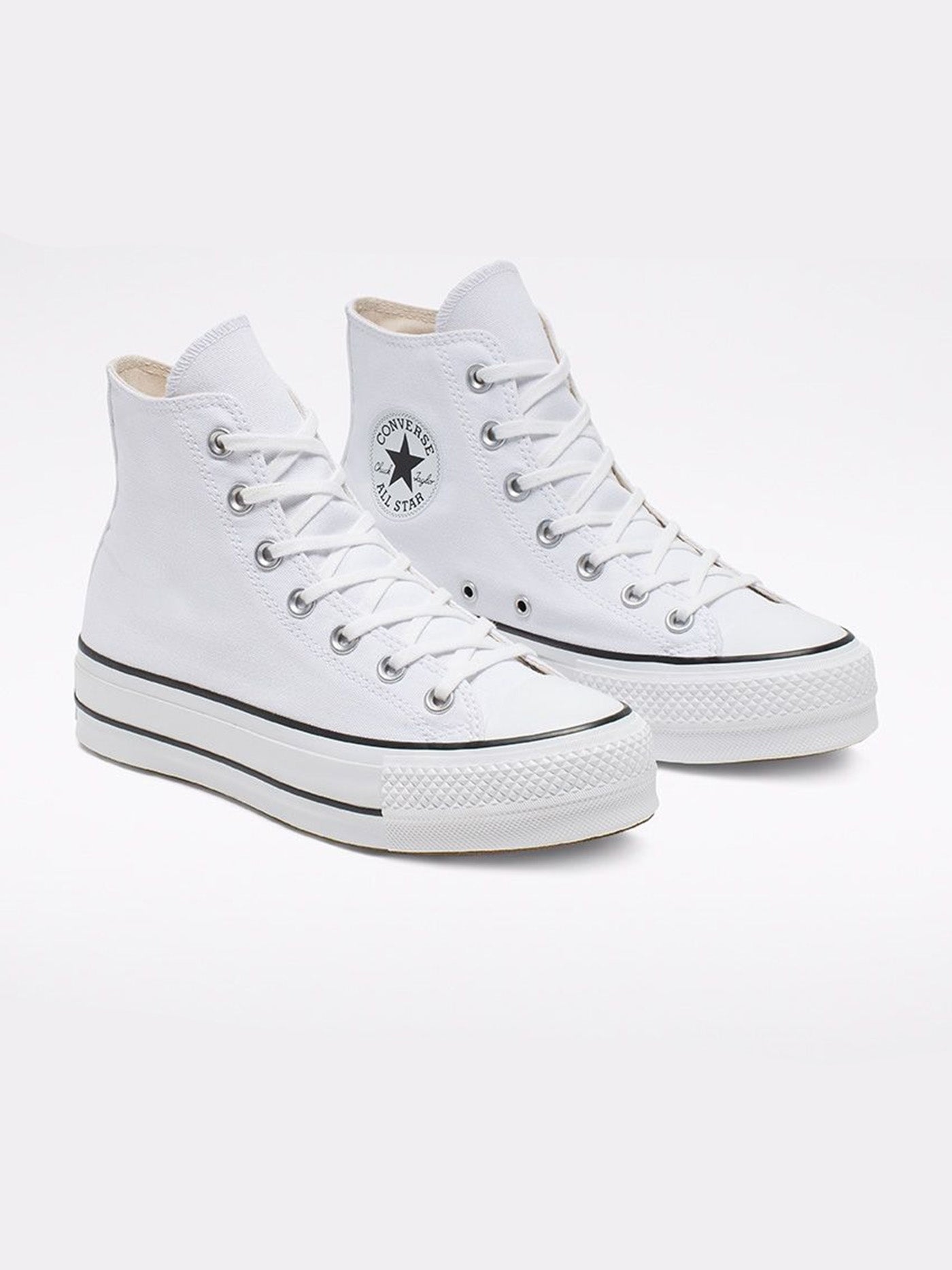 Chuck Taylor All Star Platform Hi White/Black/White Shoes