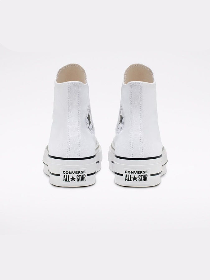 Chuck Taylor All Star Platform Hi White/Black/White Shoes | White/Black/White