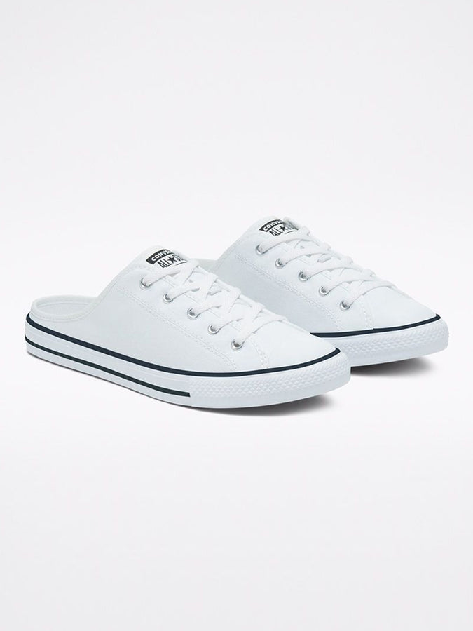 Converse Chuck Taylor All Star Dainty White/White/Black Shoes | WHITE/WHITE/BLACK