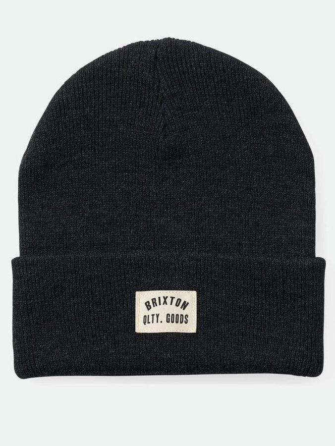 Brixton Woodburn Watch Beanie Winter 2025 | WASHED BLACK
