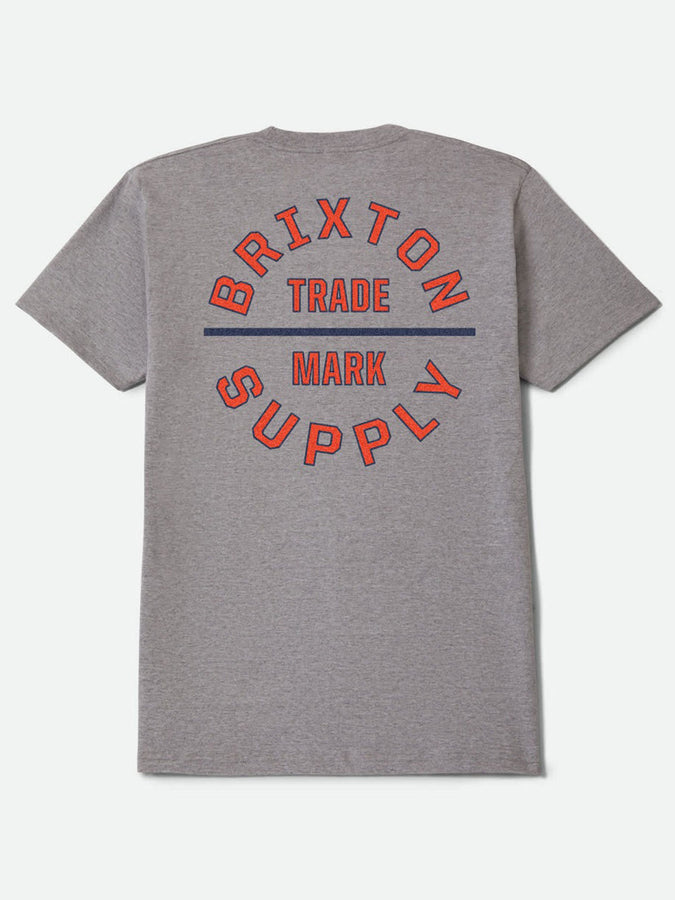 Brixton Oath T-Shirt Spring 2026 | HEATHER GREY/LAVA RED/MIDNIGHT