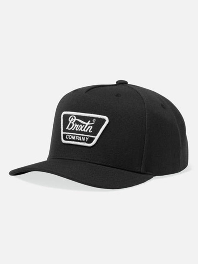 Brixton Linwood Netplus Snapback Hat | BLACK / WHITE