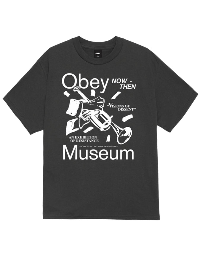 Obey Museum T-Shirt Fall 2026 | VINTAGE BLACK (VBL)