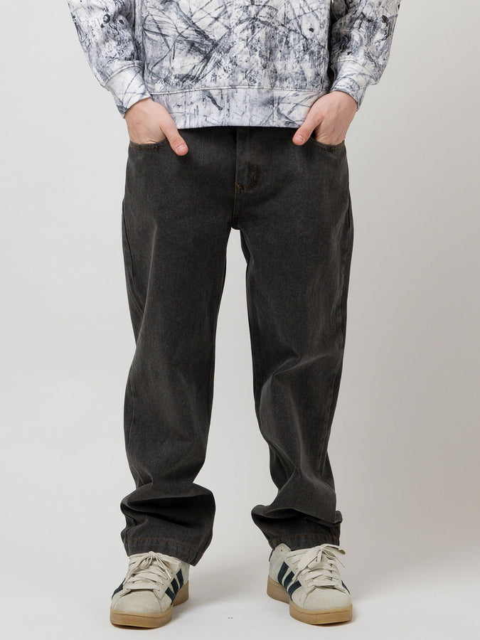 Og Baggy Acid Wash 5 Pocket Jeans Spring 2026 | BLACK ACID WASH