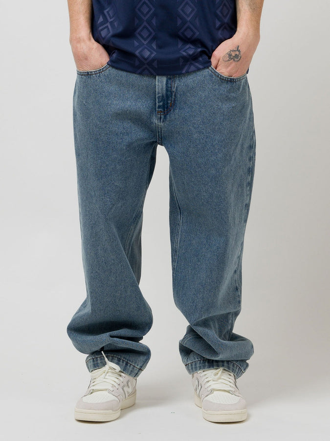 Og Baggy Acid Wash 5 Pocket Jeans Spring 2026 | INDIGO MEDIUM ACID WASH
