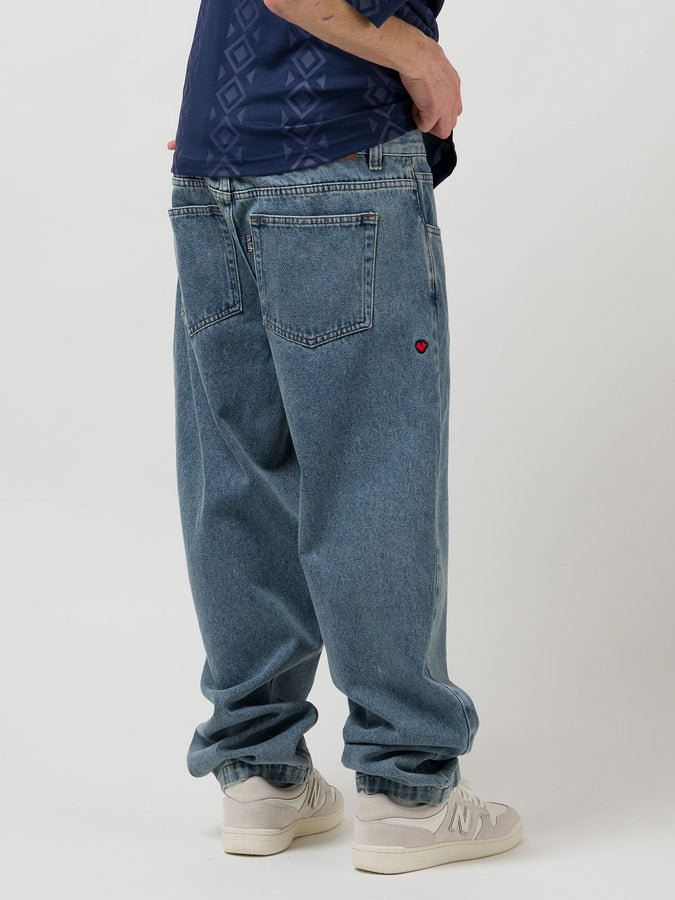Og Baggy Acid Wash 5 Pocket Jeans Spring 2026 | INDIGO MEDIUM ACID WASH