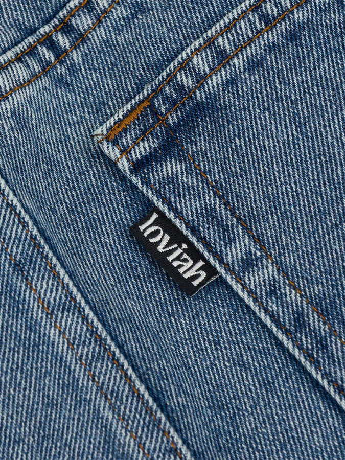 Og Baggy Acid Wash 5 Pocket Jeans Spring 2026 | INDIGO MEDIUM ACID WASH
