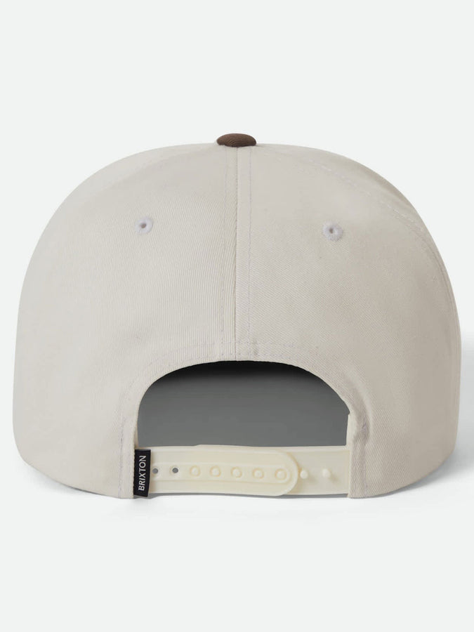 Brixton Rhett Snapback Hat | OFF WHITE/PINECONE BROWN