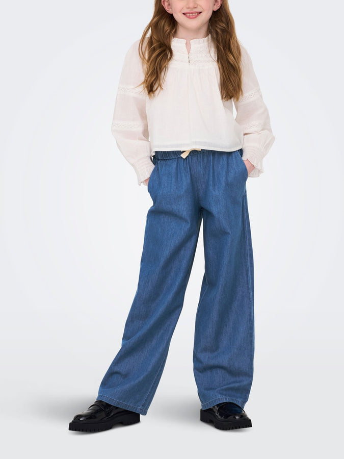 Only Bea Palazzo Jeans Spring 2026 | MEDIUM BLUE DENIM