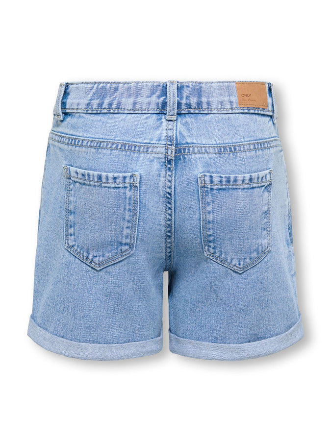 Only Vega Regular Mom Denim Shorts Summer 2026 | LIGHT BLUE DENIM