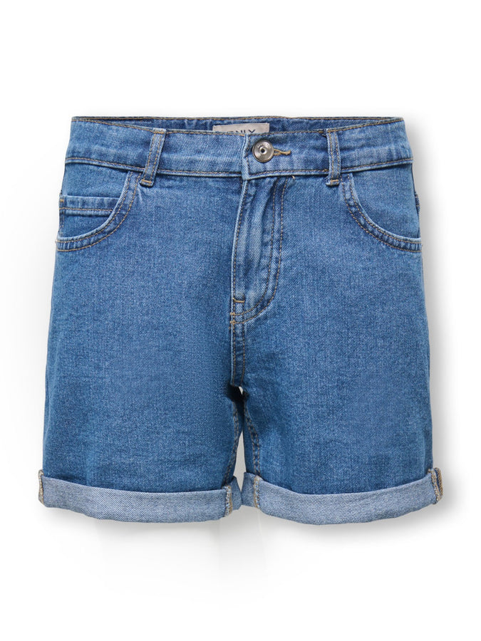Only Vega Regular Mom Denim Shorts Summer 2026 | MEDIUM BLUE DENIM