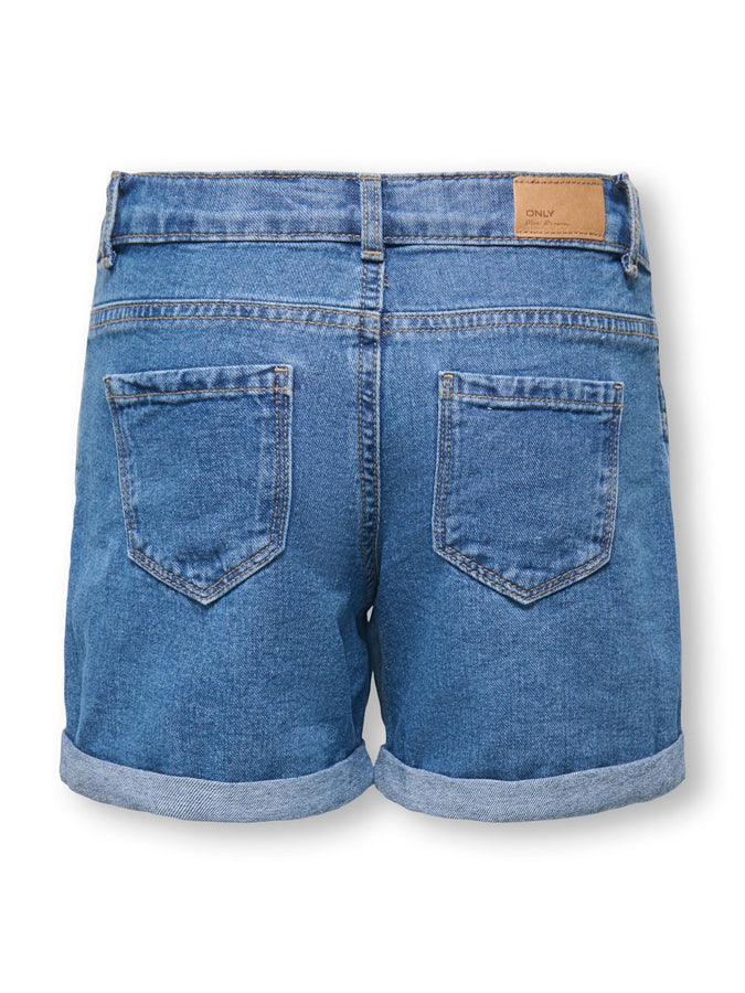Only Vega Regular Mom Denim Shorts Summer 2026 | MEDIUM BLUE DENIM