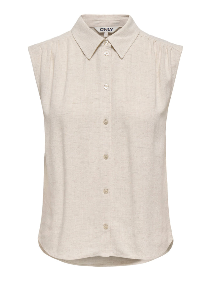 Only Siesta Sleeveless Buttondown Shirt Spring 2026 | MOONBEAM
