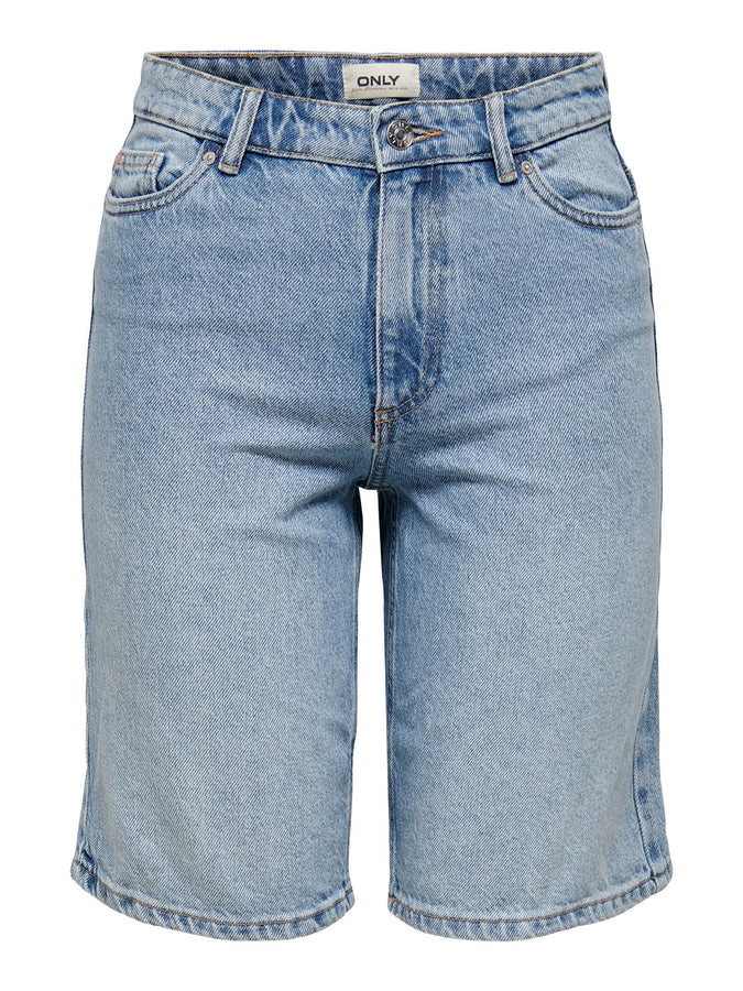 Only Sonny Wide Denim Shorts Summer 2026 | LIGHT BLUE DENIM