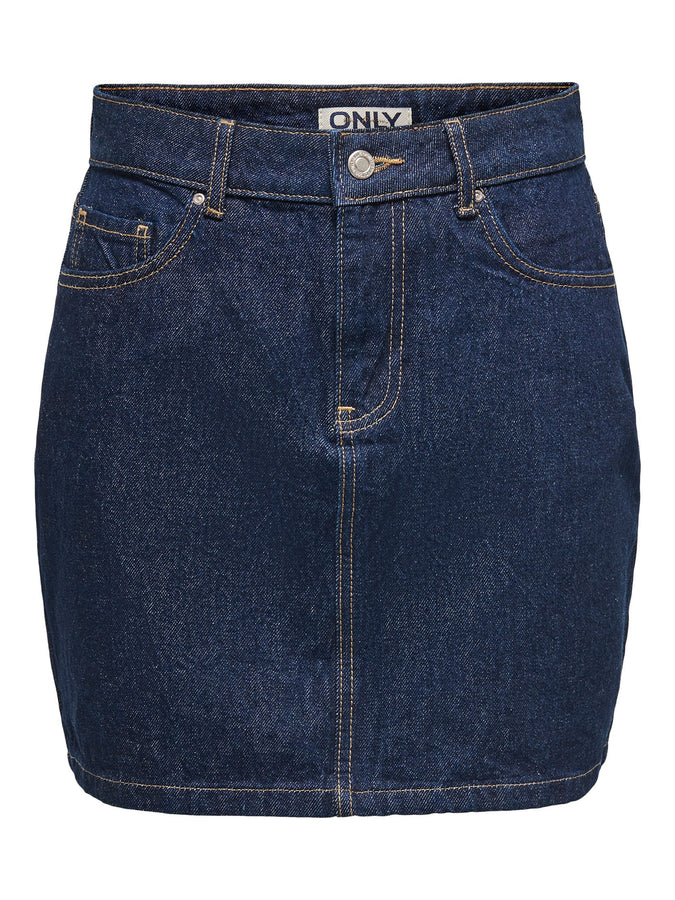 Only Stella Denim Skirt Summer 2026 | DARK BLUE DENIM