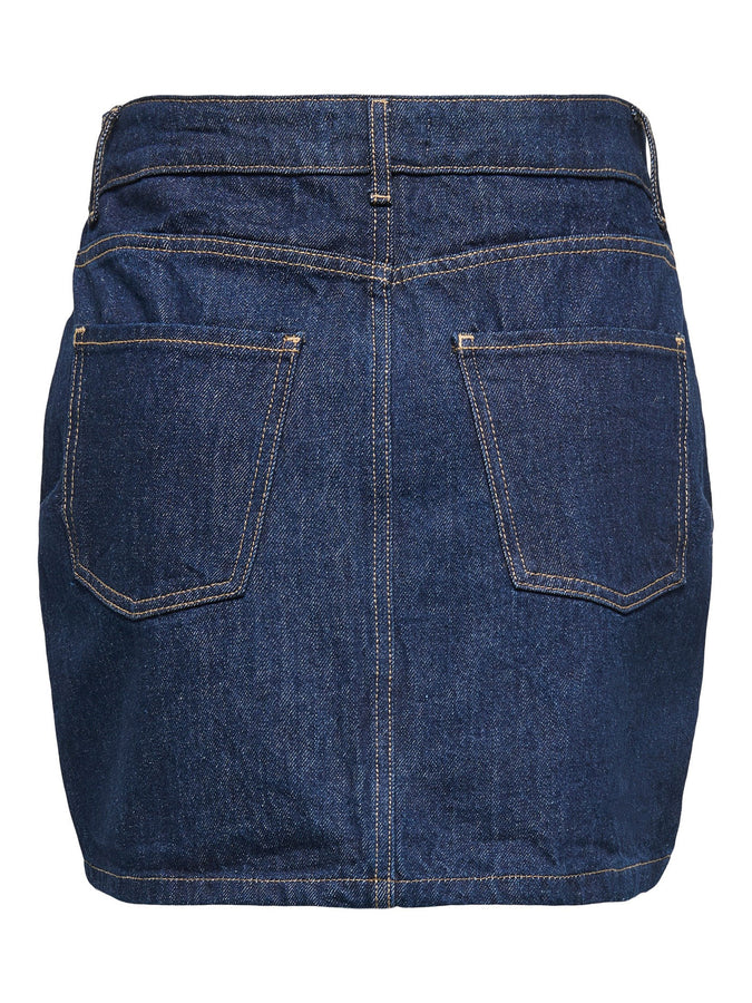 Only Stella Denim Skirt Summer 2026 | DARK BLUE DENIM