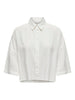 Only Summer 2024 Astrid Life Crop Short Sleeve Buttondown Shirt