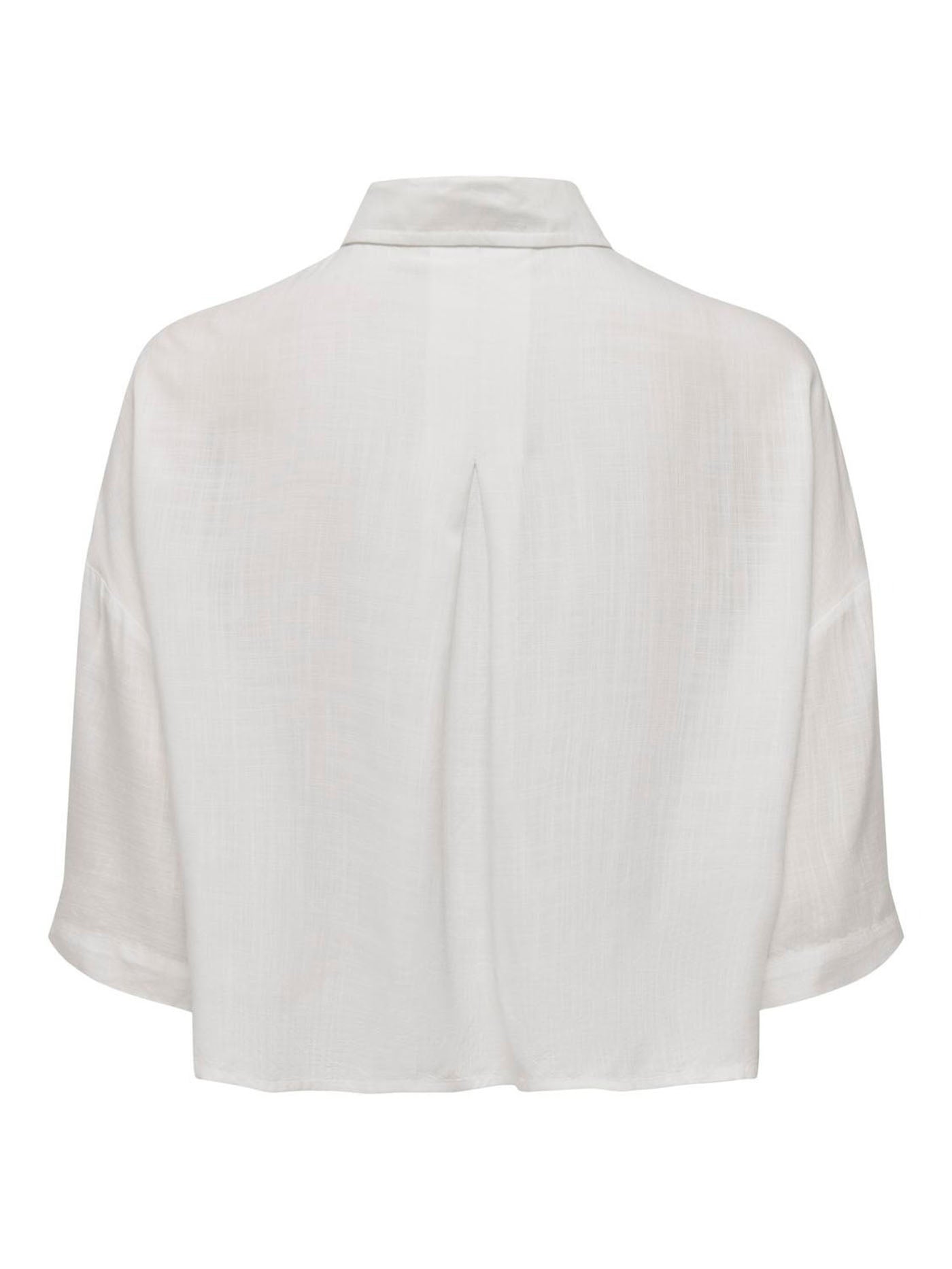 Only Summer 2024 Astrid Life Crop Short Sleeve Buttondown Shirt