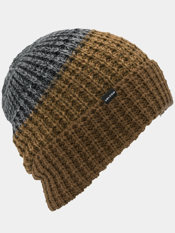Volcom Stone Chrome Beanie | BROWN (BRN)