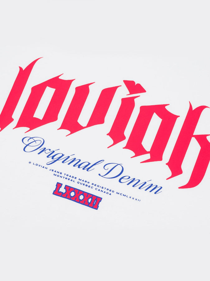 Loviah Original Denim T-Shirt Spring 2026 | WHITE