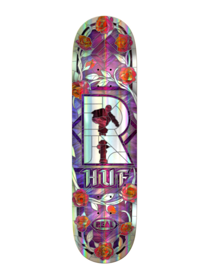 Real Huf Holographic Cathedral 8.06’’ Skaetboard | MULTI