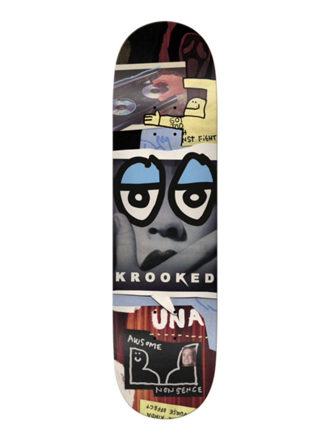 Krooked Una Nonsense 8.28’’ Skateboard Deck | MULTI