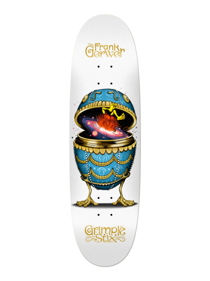 Anti Hero Gerwer Grimple Stix Fabrage Egg 9.1’’ Skateboard Deck | WHITE