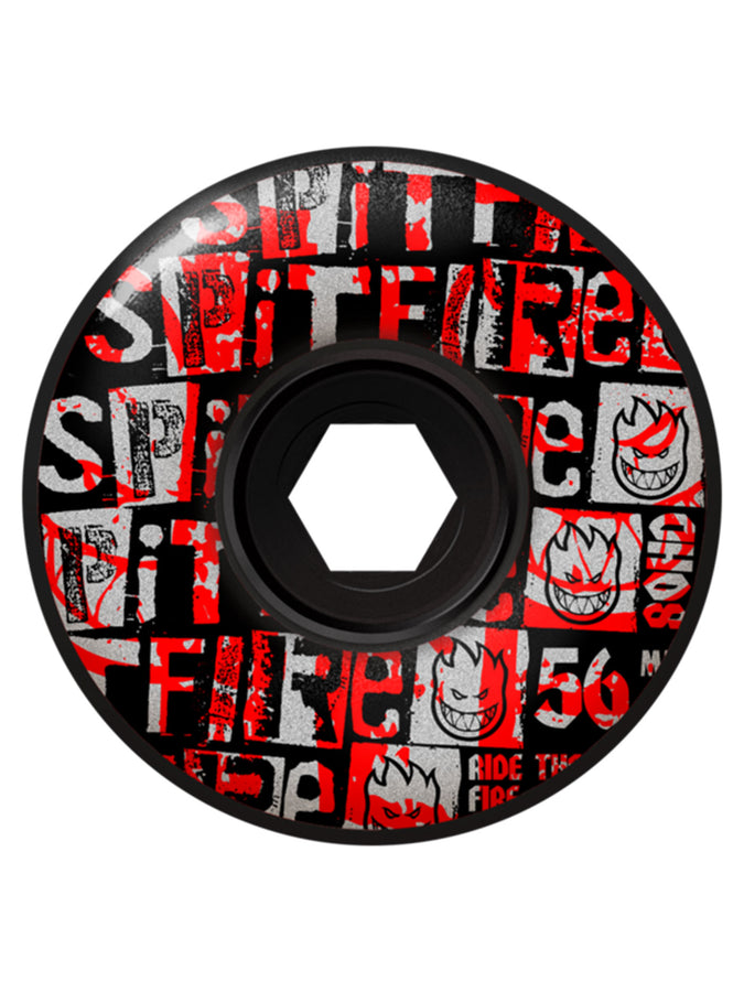 Spitfire 80Hd Ransom Radial Full Skateboard Wheels | BLACK