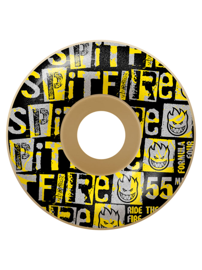 Spitfire F4 Ransom Radial Skateboard Wheels | NATURAL
