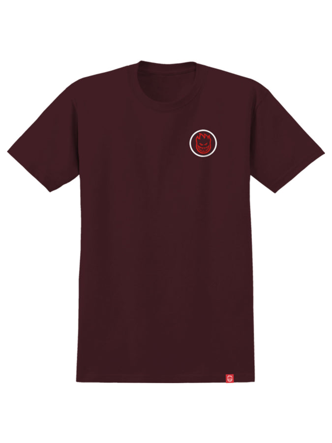 Spitfire Classic Swirl Overlay T-Shirt Fall 2026 | BURGUNDY