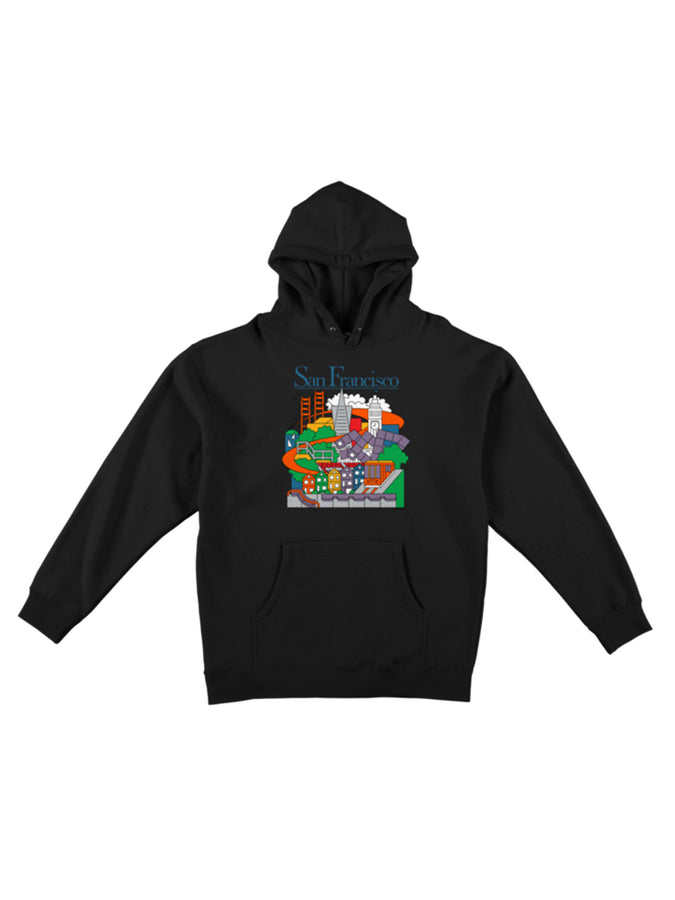 Real Sf Travel Hoodie Spring 2026 | BLACK