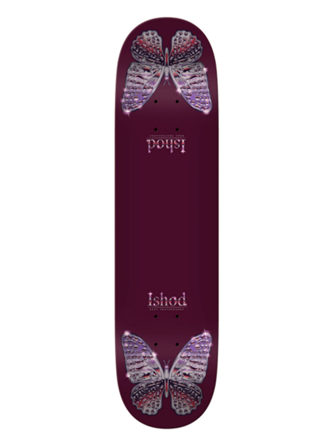 Real Ishod Mariposa Chrome Redux Twin Tail 8'' Skateboard Deck | PURPLE