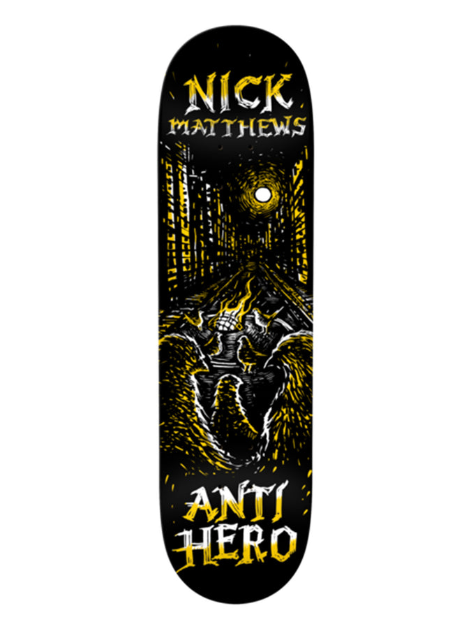 Antihero Matthews Fireside 8.5’’ Skateboard Deck | BLACK