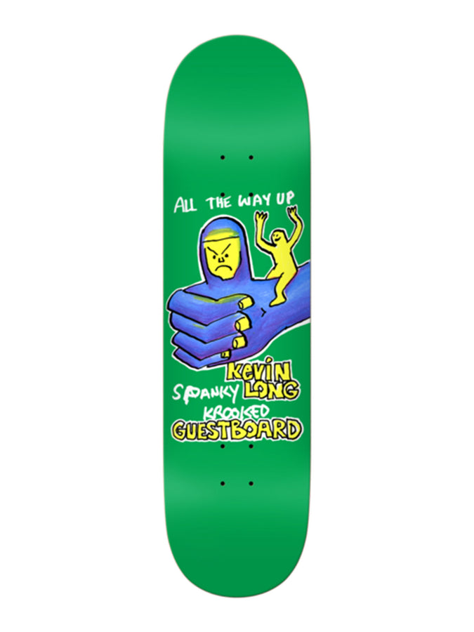 Krooked Spanky Guest Pro True Fit 8.25’’ Skateboard Deck | GREEN