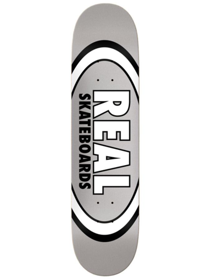 Real Classic Oval 7.75'' Skateboard Deck | GREY