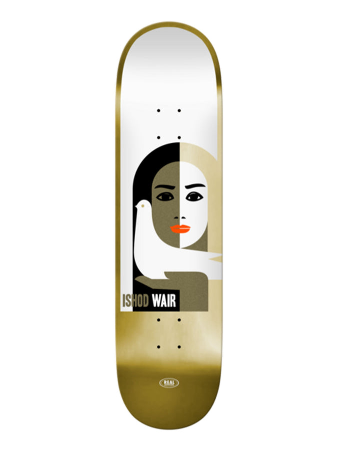 Real Ishod PEace LTD Foil 8.25’’ & 8.06’’ Skateboard Deck | GOLD