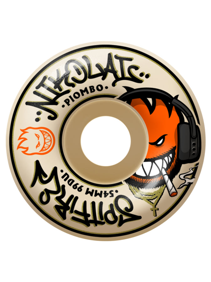 Spitfire F4 Nikolai Pro Edition Classic Skateboard Wheels | NATURAL